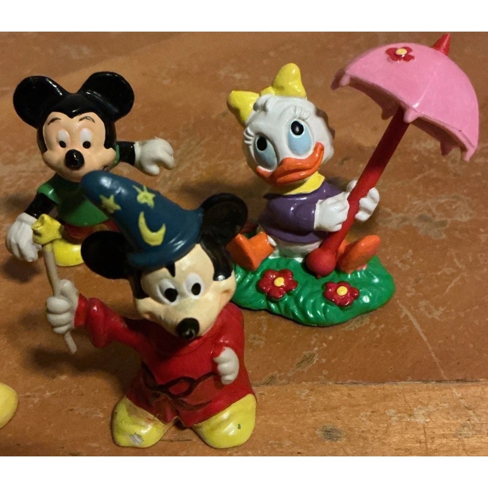 Small Lot Of 9 Disney‎ PVC Figures, Mickey Mouse, Donald Duck, Goofy, Tallest 3" - Picture 4 of 13